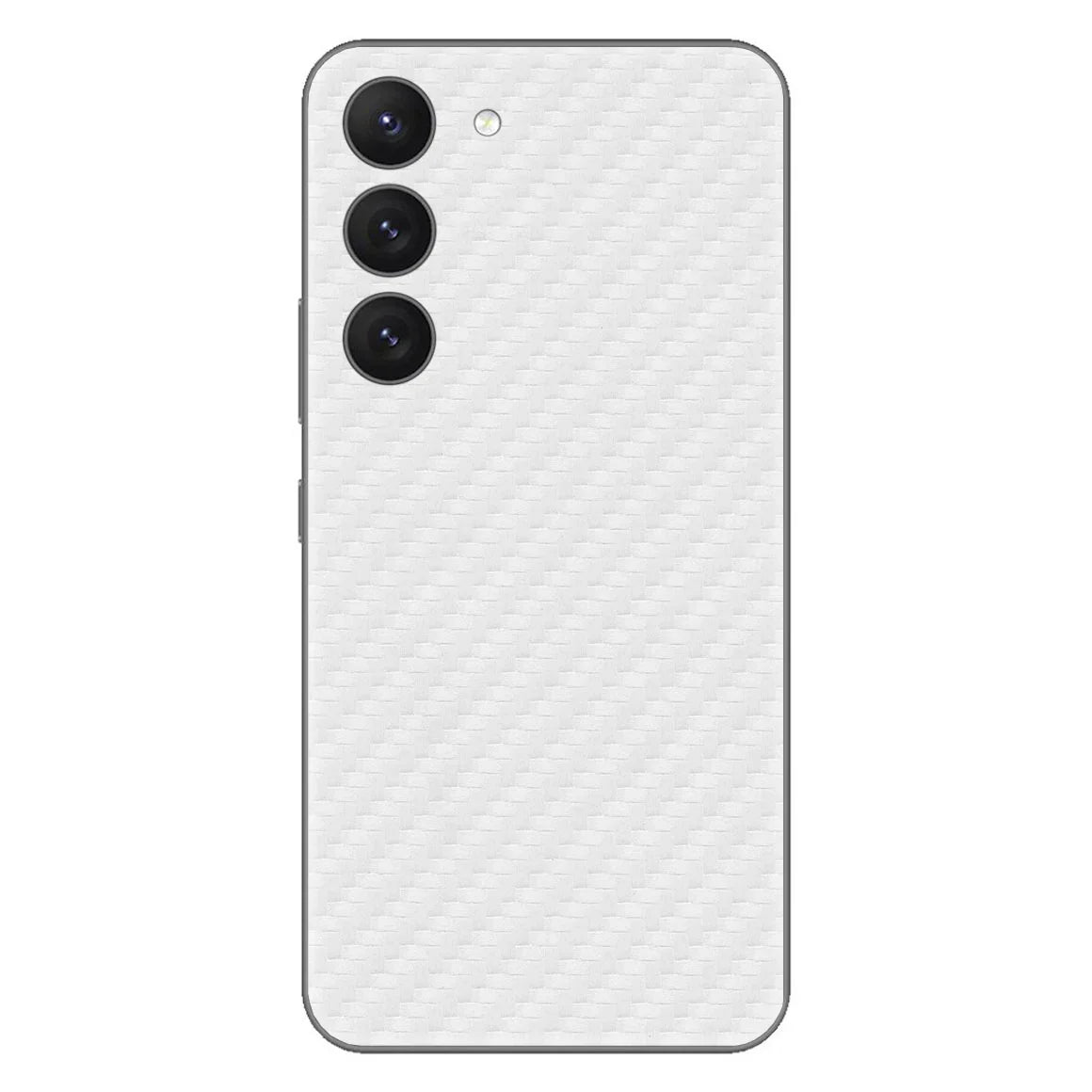 Galaxy S23 Plus Carbon Series White Skin