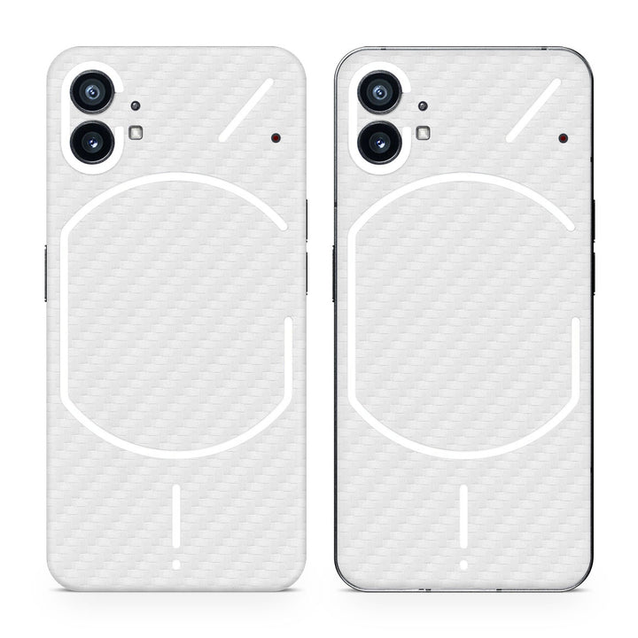 Nothing Phone 1 Carbon Series White Skin