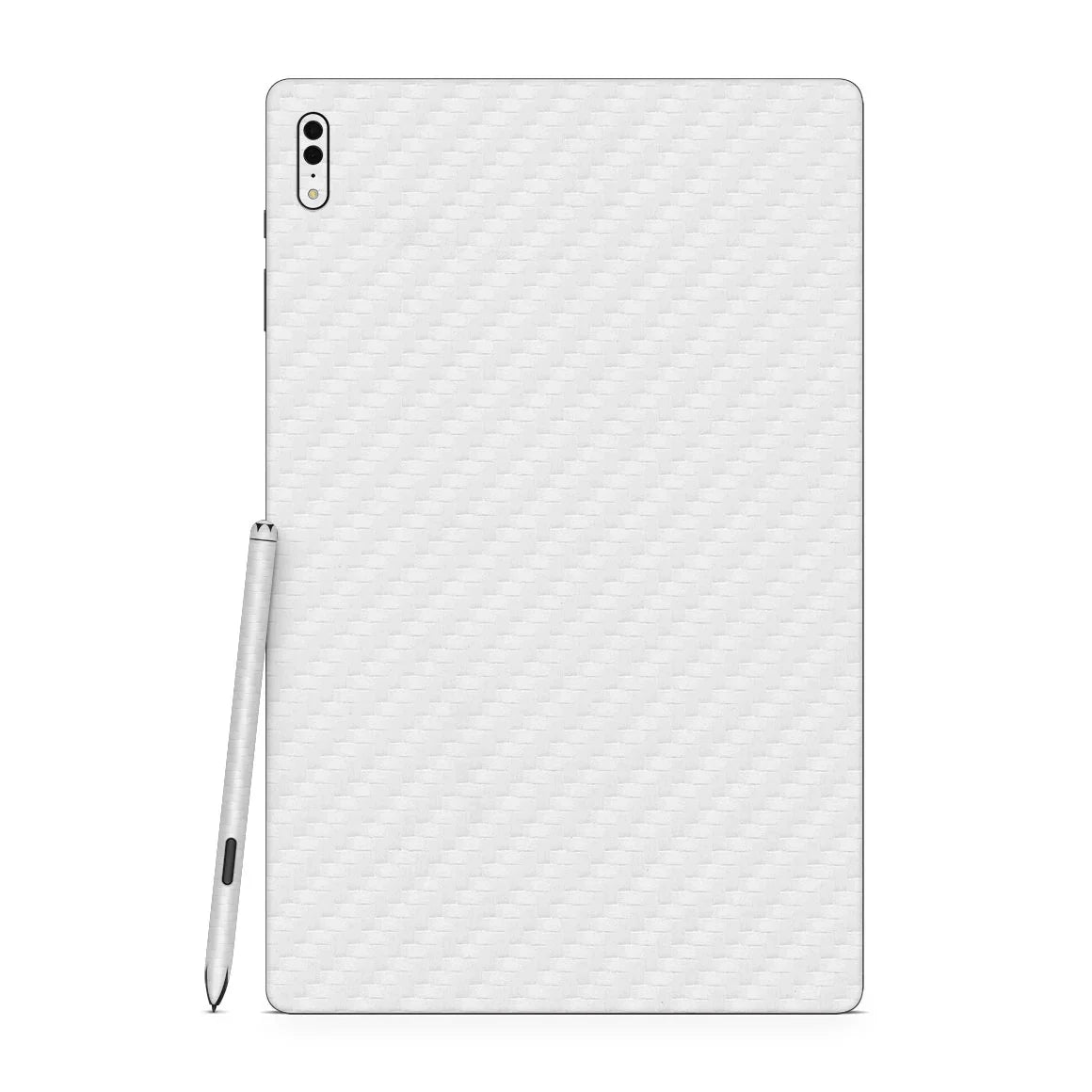 Galaxy Tab S8 Ultra Carbon Series White Skin
