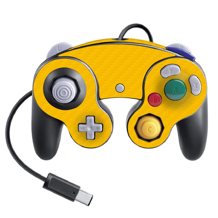 Nintendo Game Cube Controller Super Smash Bros Carbon Series Yellow Skin