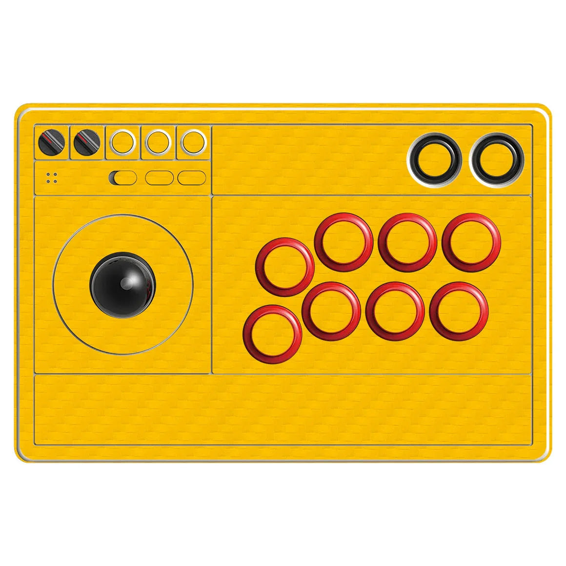 8Bitdo Arcade Stick Carbon Series Yellow Skin