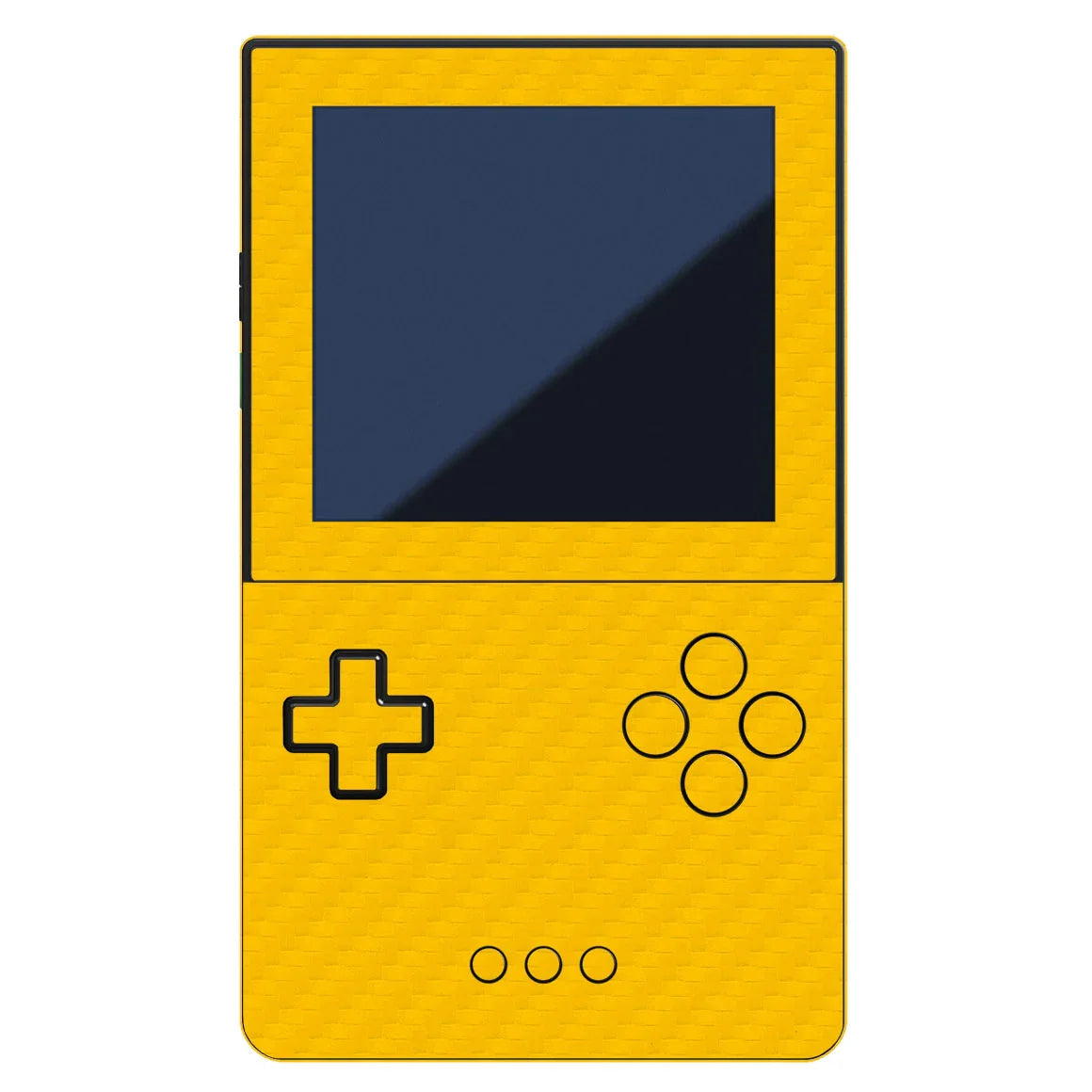 Analogue Pocket Carbon Series Yellow Skin