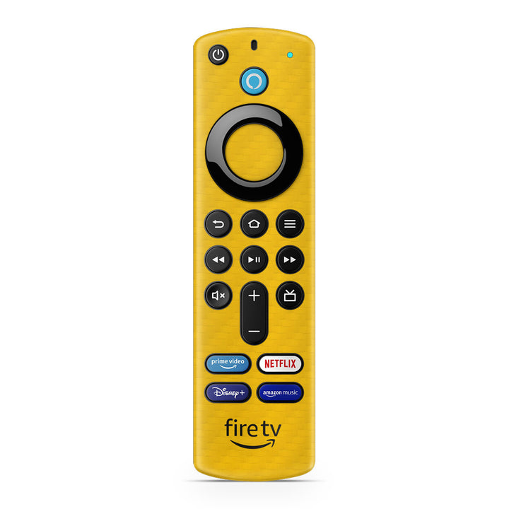 Amazon Fire TV Stick 4K Max Carbon Series Yellow Skin