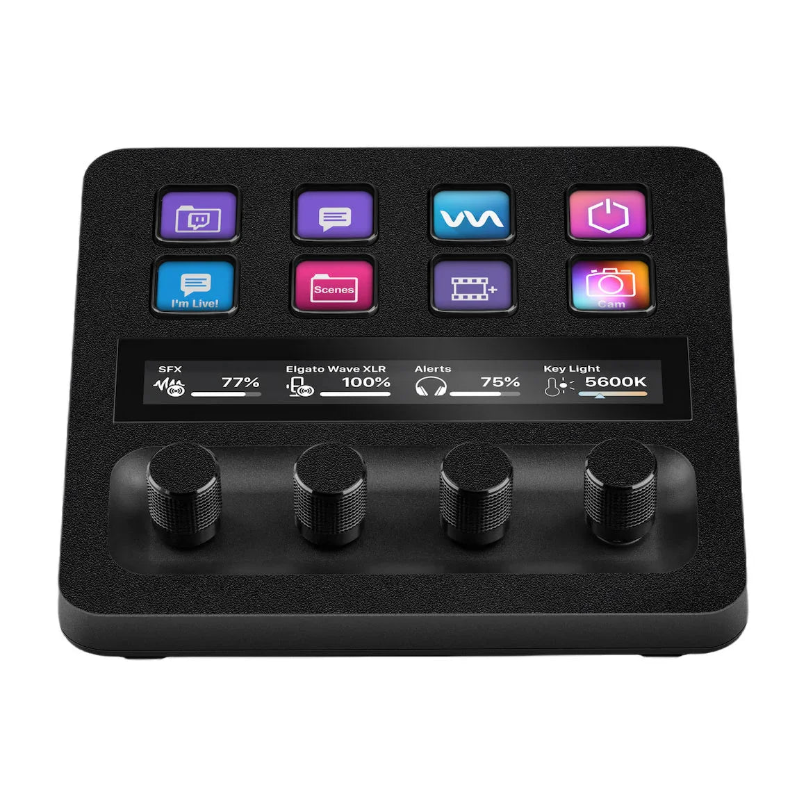 Elgato Stream Deck + Color Series Black Skin