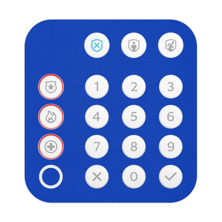 Ring Alarm Keypad (2nd Gen) Color Series Blue Skin