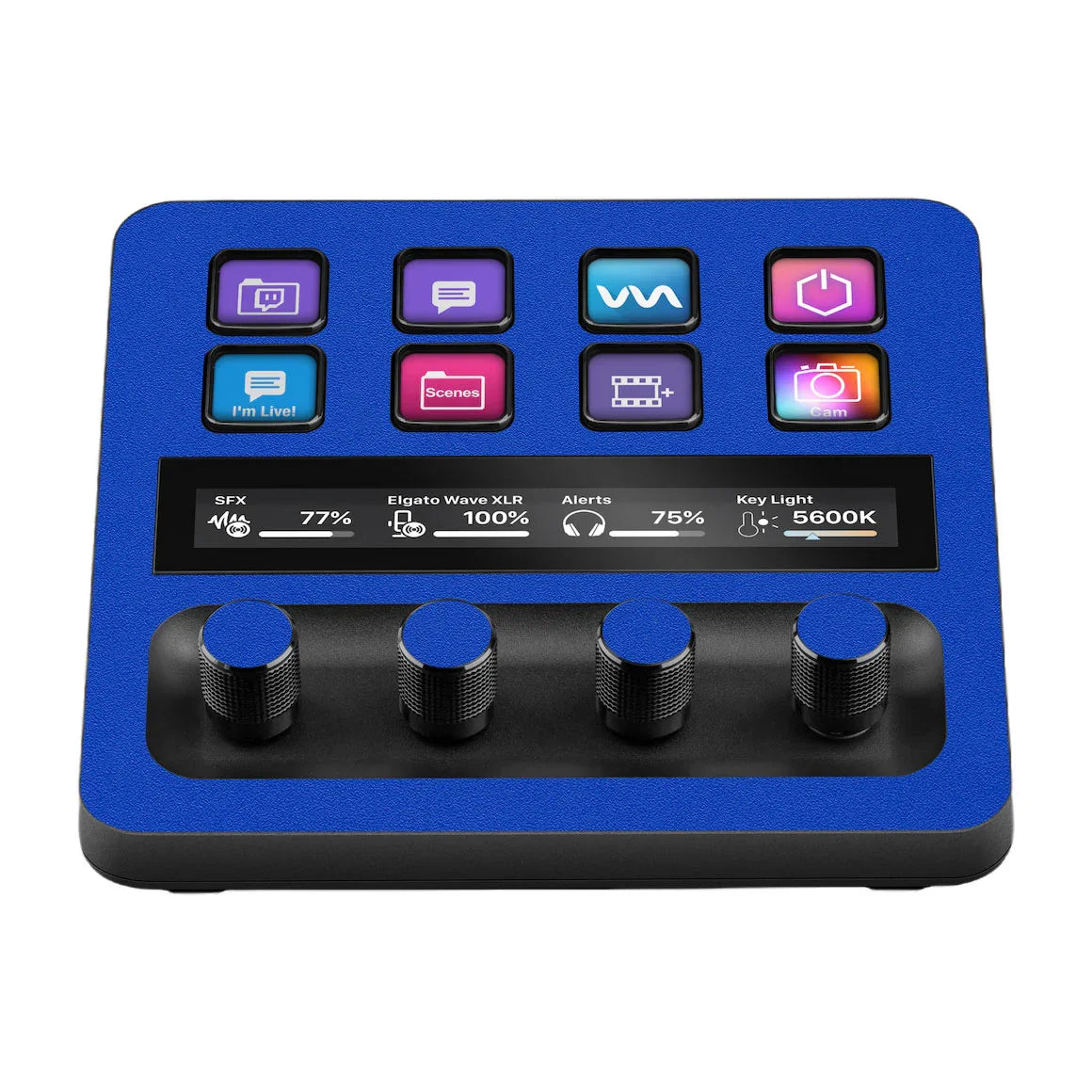 Elgato Stream Deck + Color Series Blue Skin