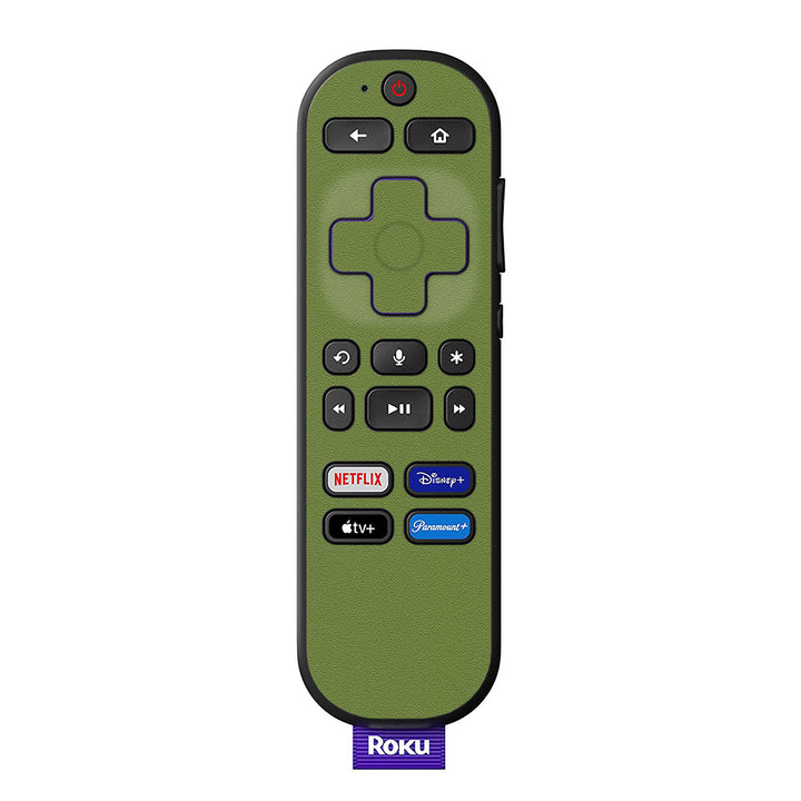 Roku Voice Remote Color Series Green Skin