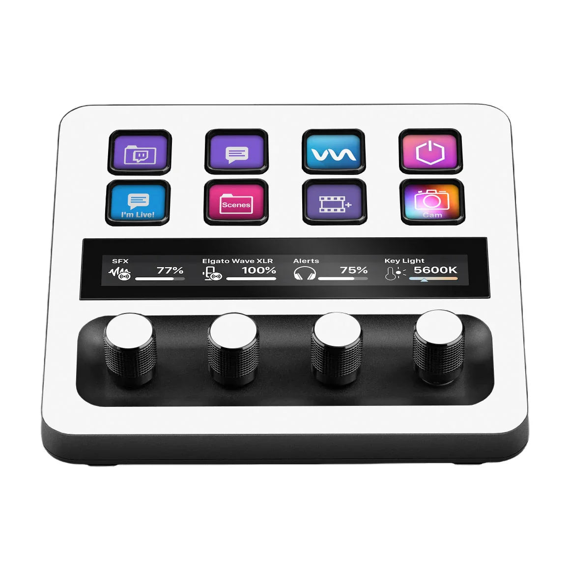 Elgato Stream Deck + Color Series MatteWhite Skin