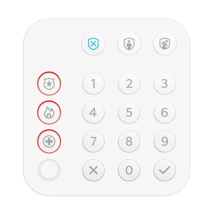 Ring Alarm Keypad (2nd Gen) Color Series MatteWhite Skin