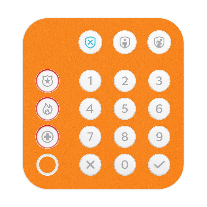 Ring Alarm Keypad (2nd Gen) Color Series Orange Skin