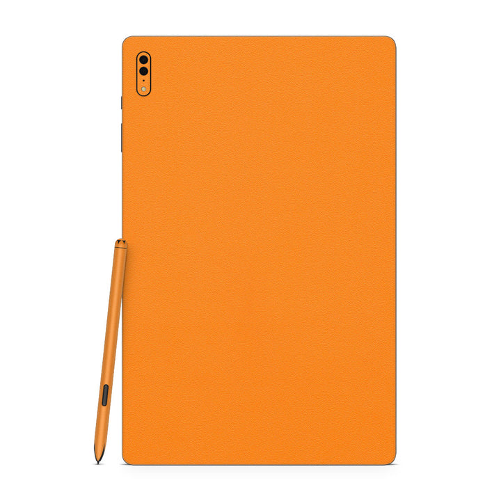 Galaxy Tab S8 Ultra Color Series Orange Skin