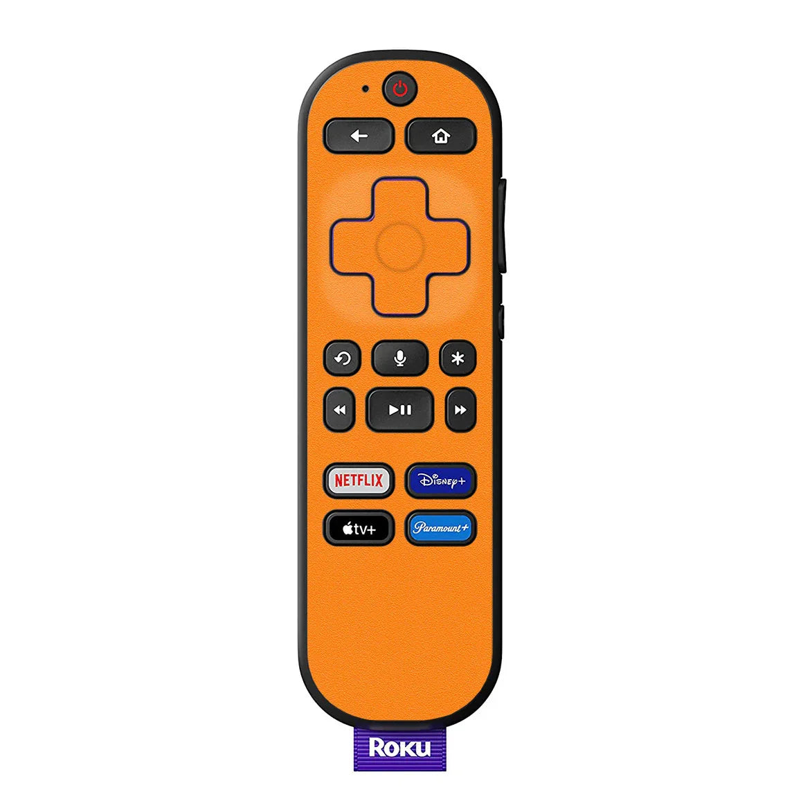Roku Voice Remote Color Series Orange Skin