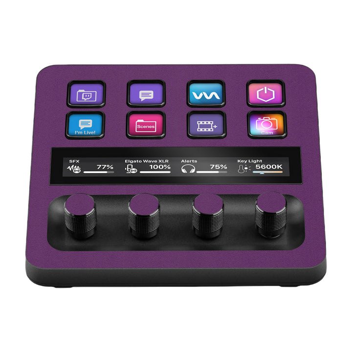 Elgato Stream Deck + Color Series Purple Skin