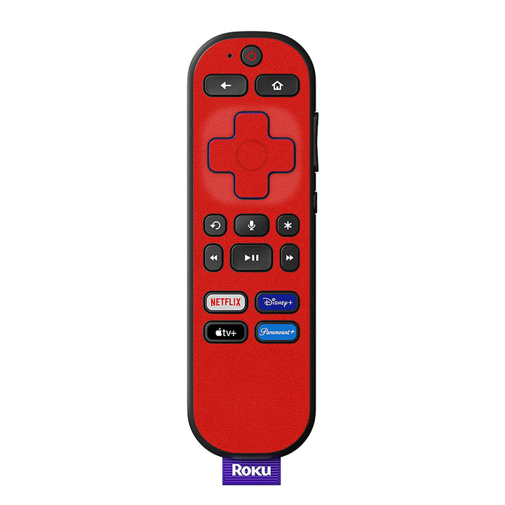 Roku Voice Remote Color Series Red Skin