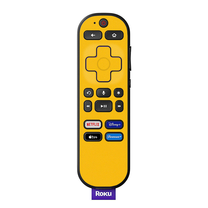 Roku Voice Remote Color Series Yellow Skin
