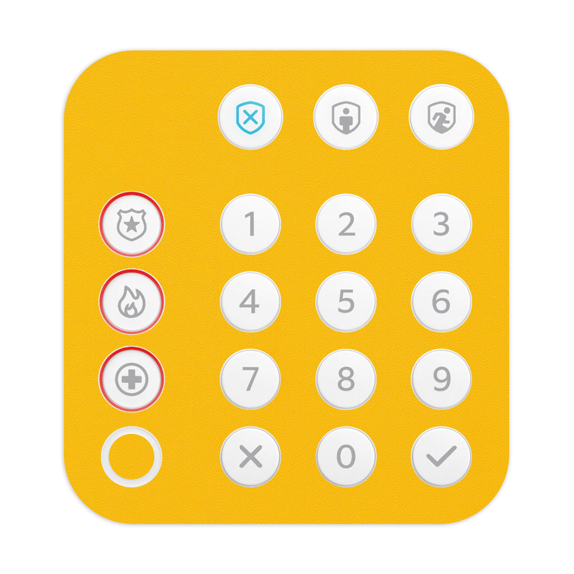 Ring alarm best sale keypad yellow light