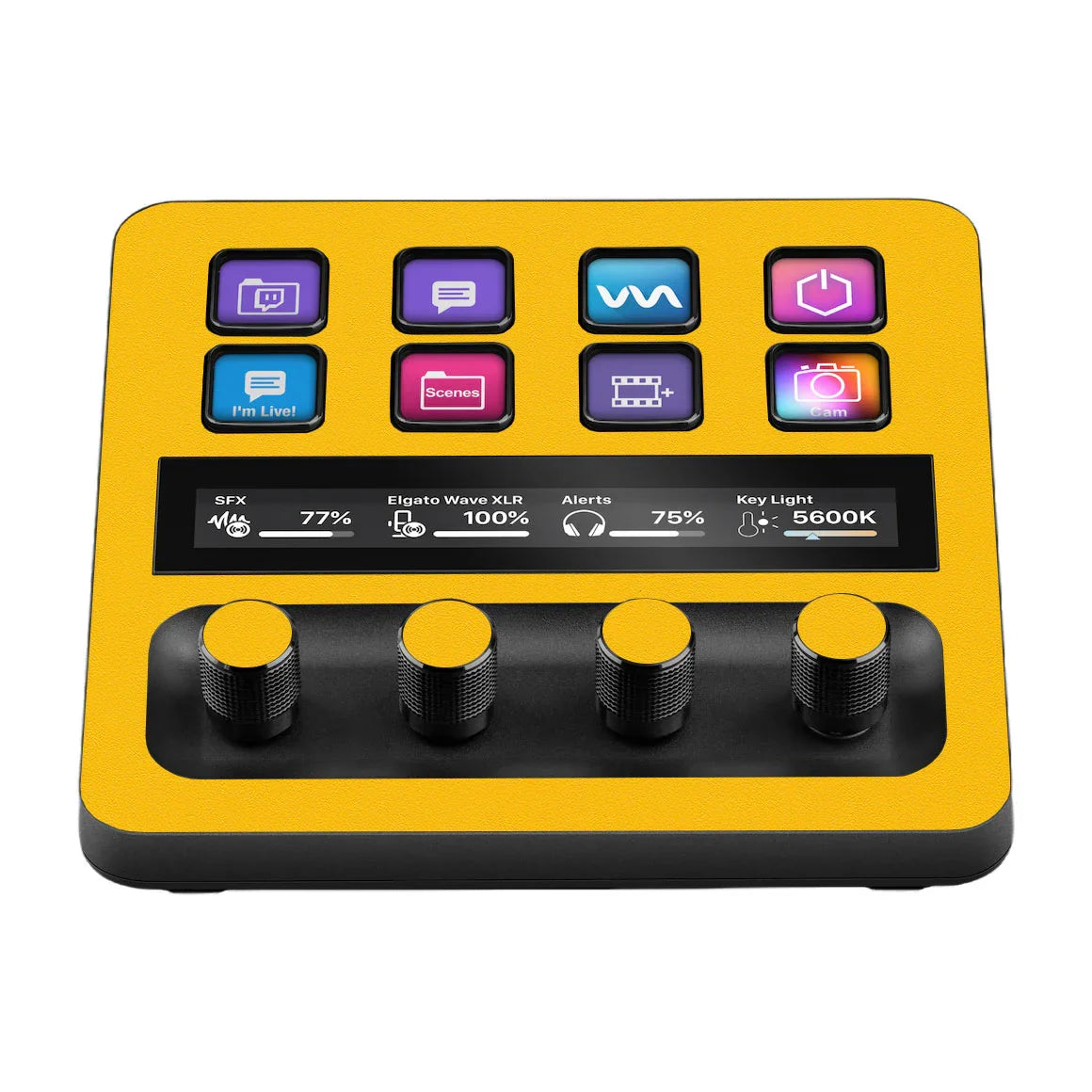 Elgato Stream Deck + Color Series Yellow Skin
