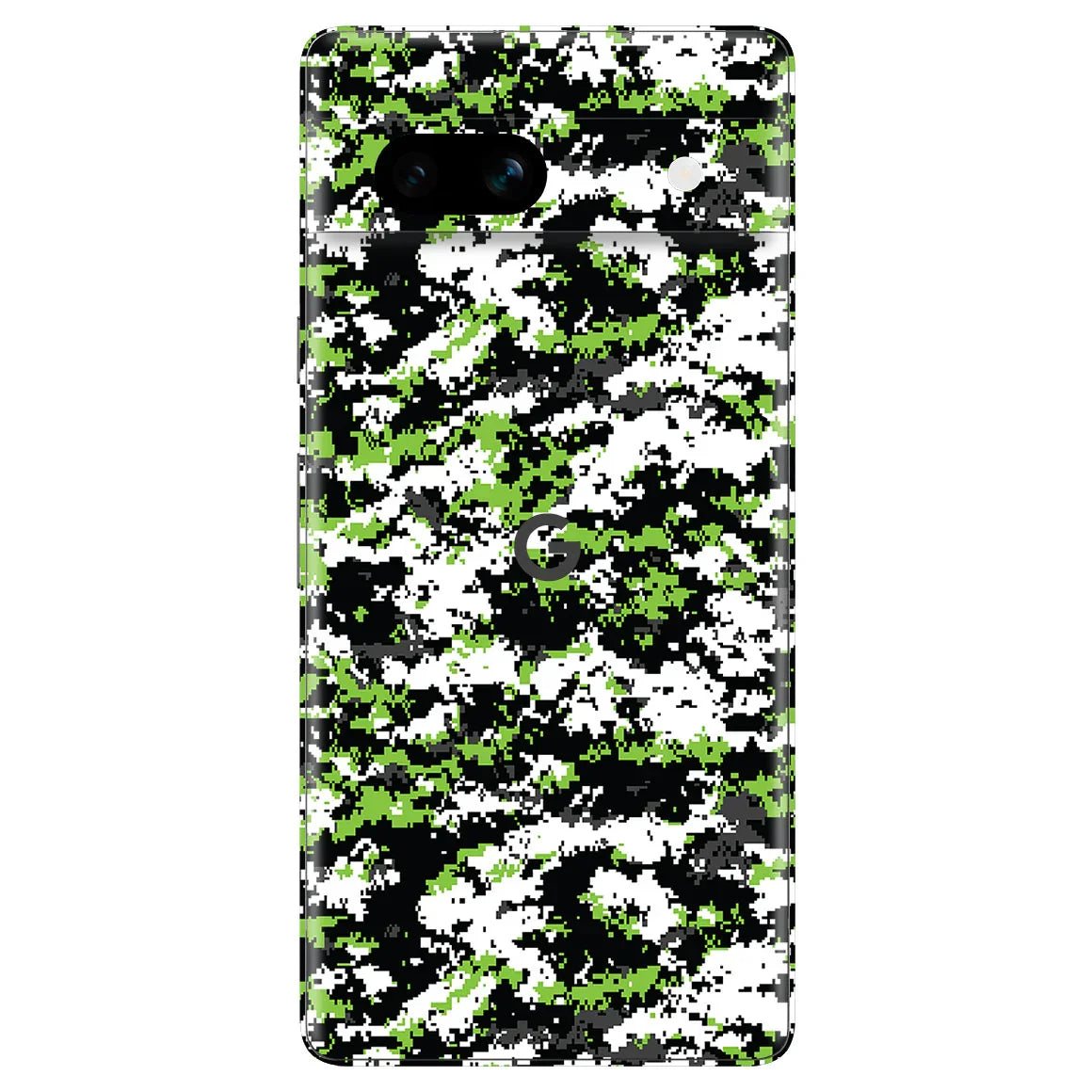 Google Pixel 7a Designer Series Snow Digi Camo Skin