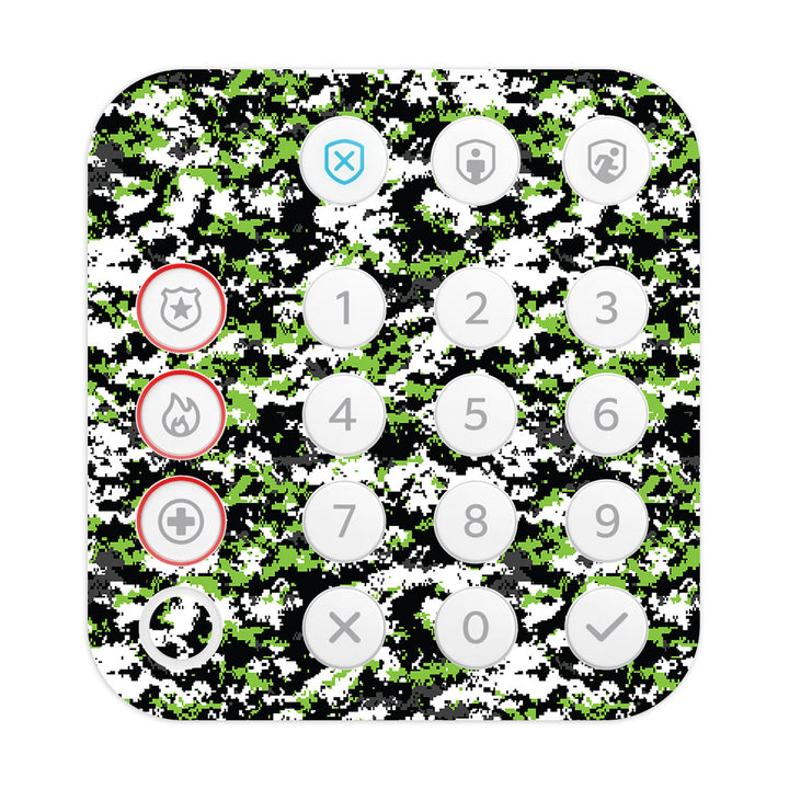 Ring Alarm Keypad (2nd Gen) Designer Series Snow Digi Camo Skin