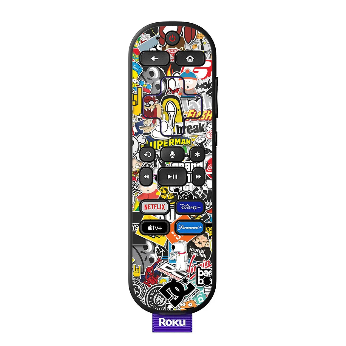 Roku Voice Remote Designer Series StickerBomb Skin