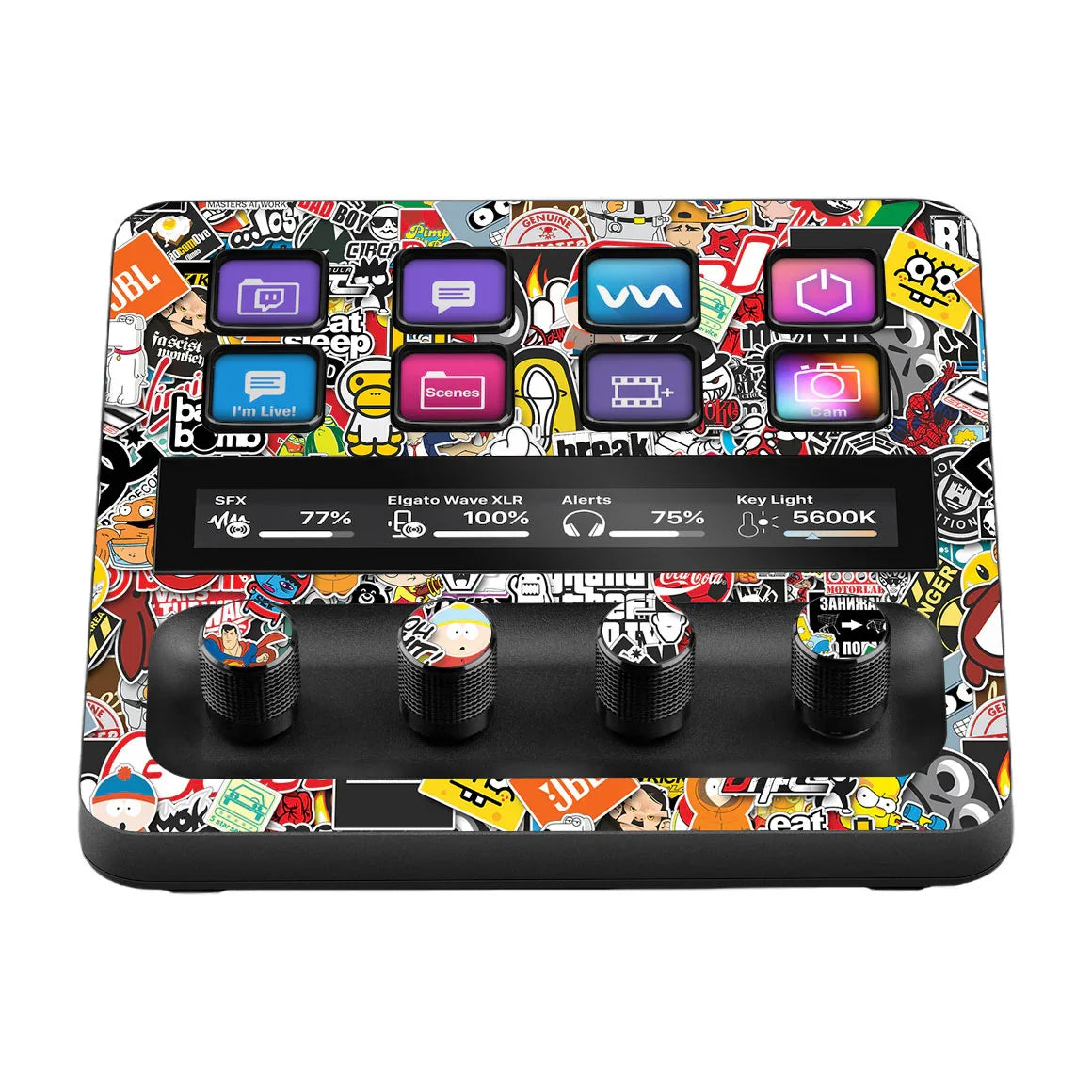Elgato Stream Deck + Designer Series StickerBomb Skin