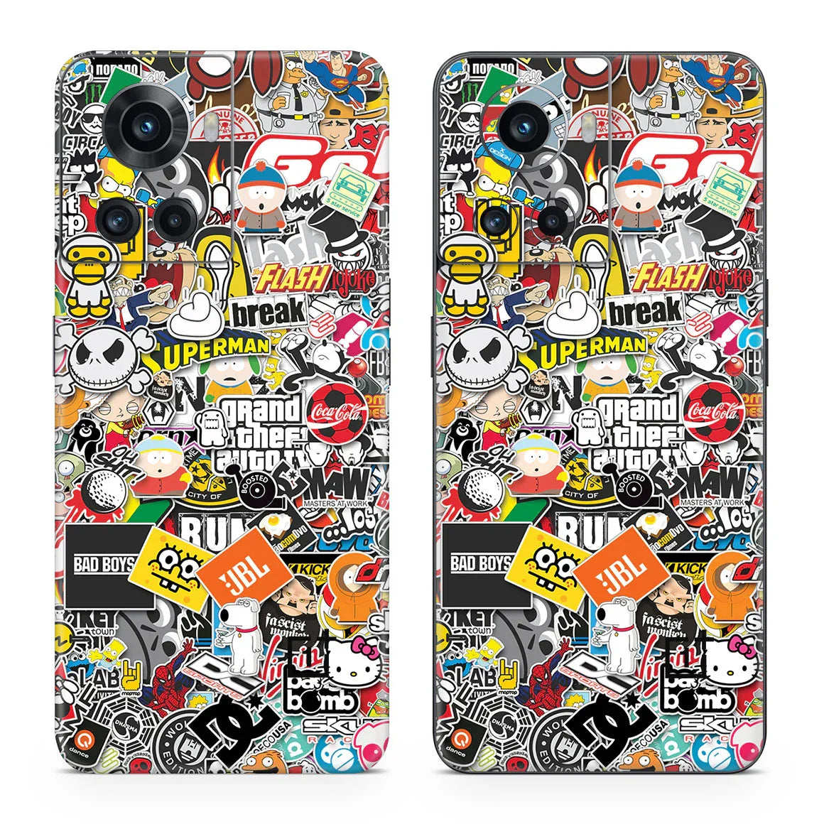 OnePlus 10R Designer Series StickerBomb Skin
