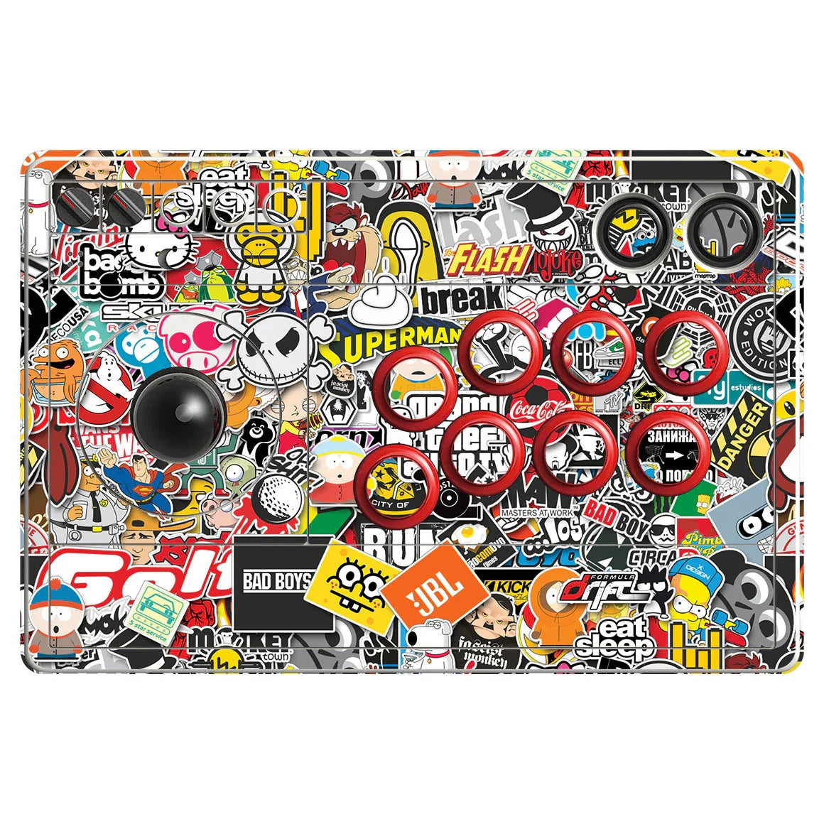 8Bitdo Arcade Stick Designer Series StickerBomb Skin