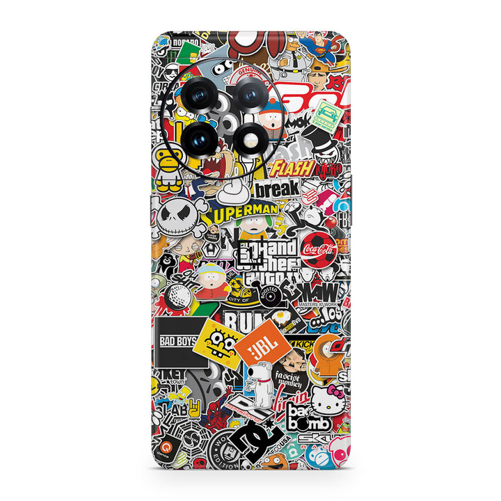 OnePlus 11 5G Designer Series StickerBomb Skin