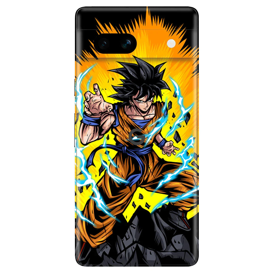 Google Pixel 7a Designer Series Ultra Saiyan Skin