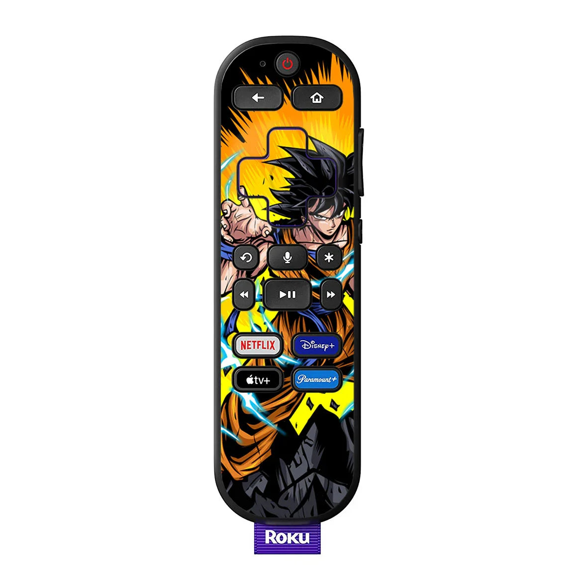 Roku Voice Remote Designer Series Ultra Saiyan Skin
