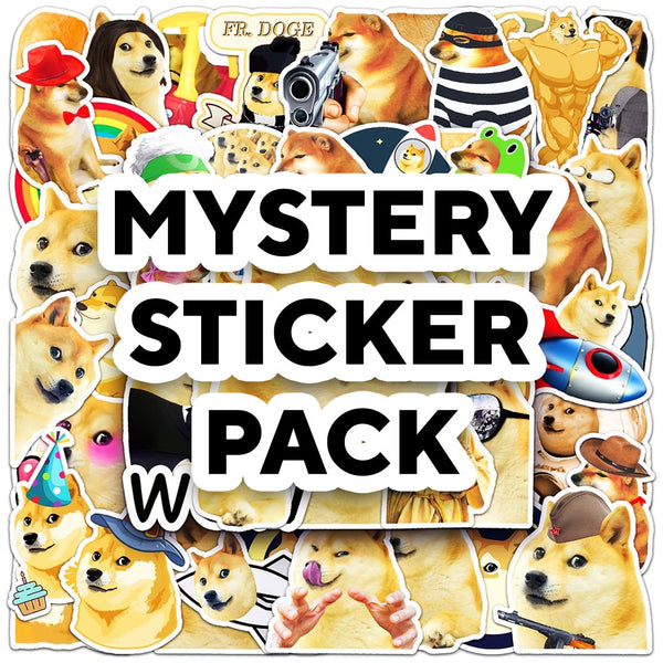 Doge Coin - Mystery Sticker Pack - 50pcs