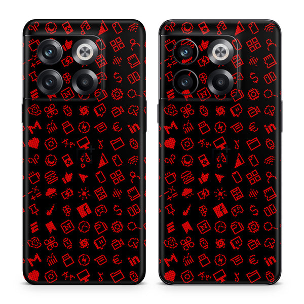 OnePlus 10T Everything Series Black Red Skin