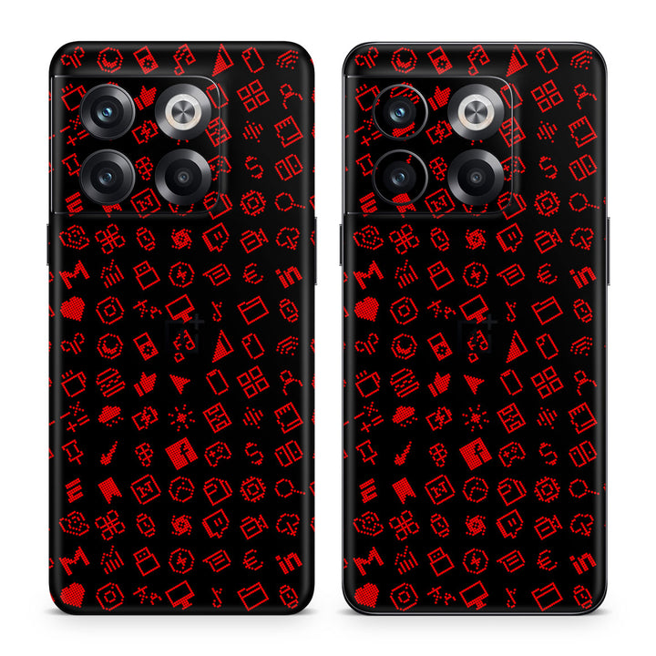OnePlus 10T Everything Series Black Red Skin