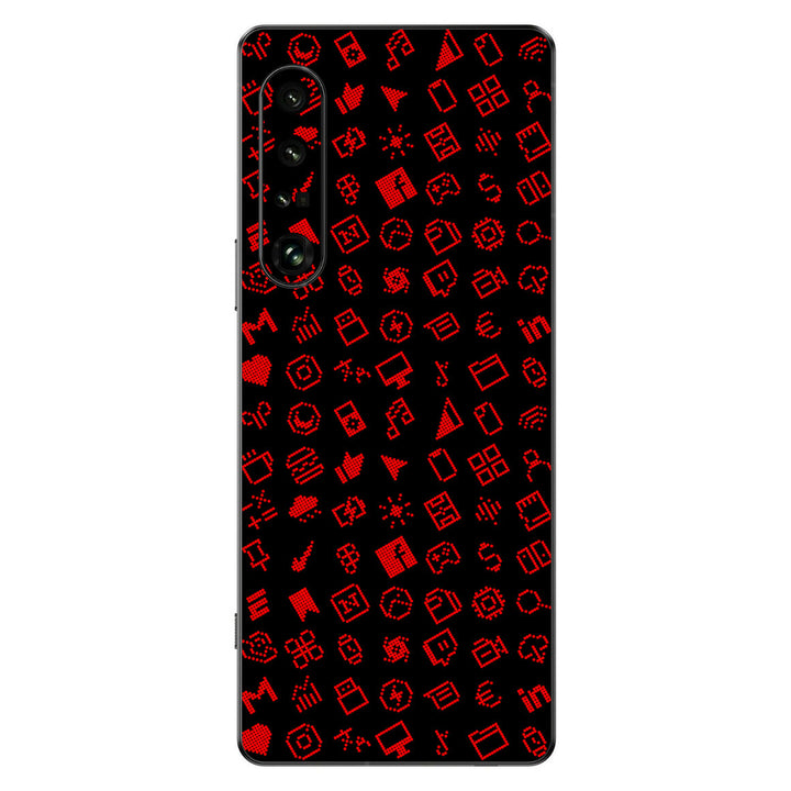 Sony Xperia 1 IV Everything Series Black Red Skin