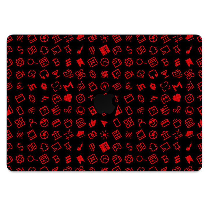 MacBook Air 15” Everything Series Black Red Skin