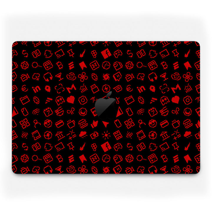 MacBook Pro 14" (2023, M2) Everything Series Black Red Skin