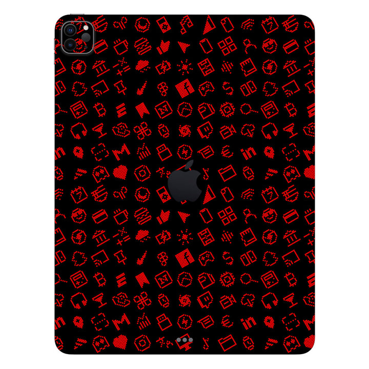 iPad Pro 12.9 Gen 6 Everything Series Black Red Skin