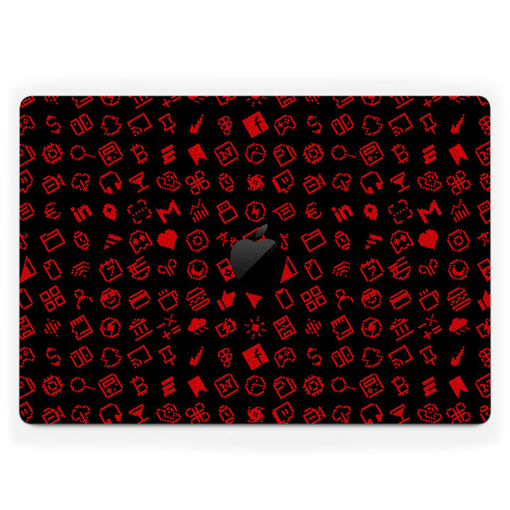 MacBook Pro 16" (2023, M2) Everything Series Black Red Skin