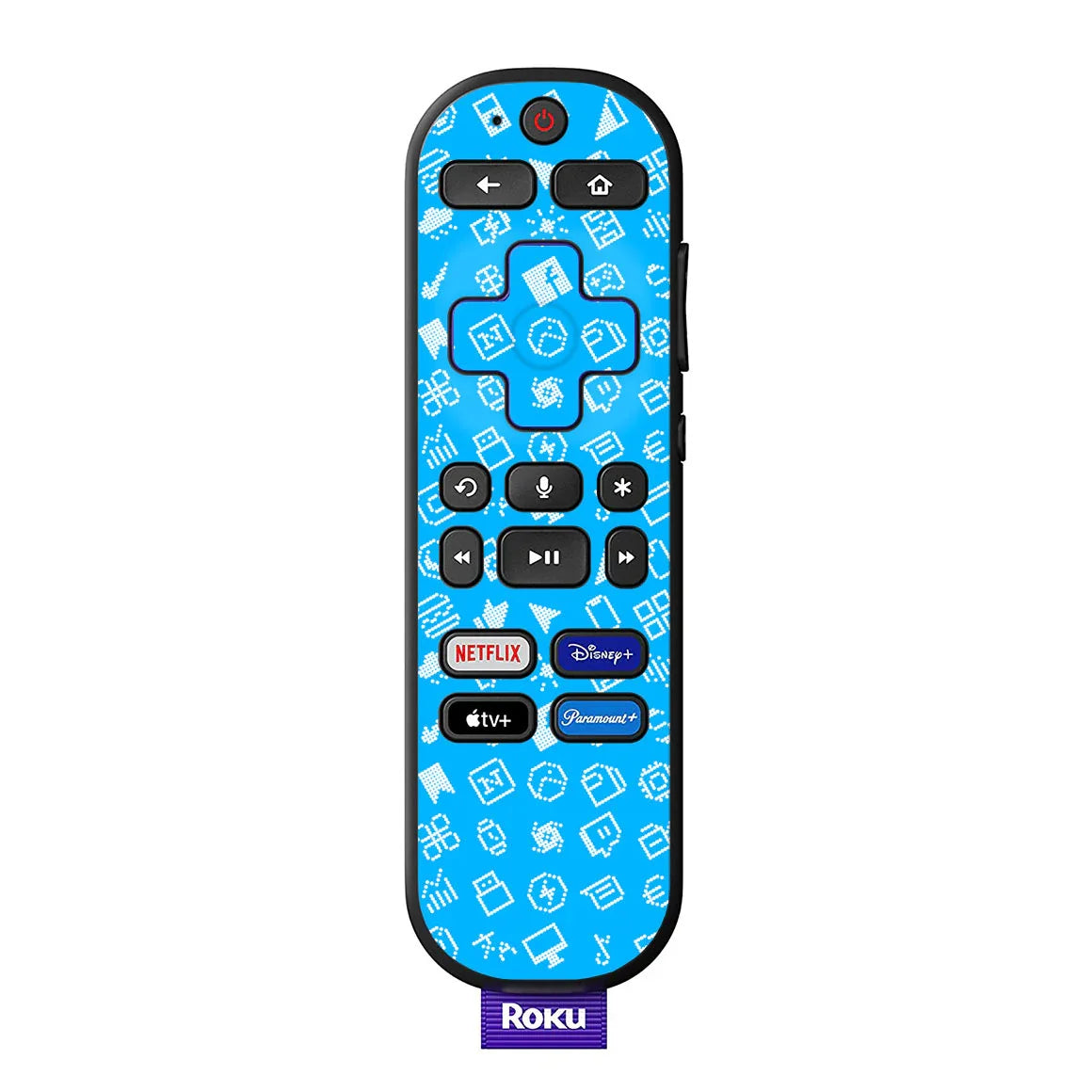 Roku Voice Remote Everything Series Blue Skin