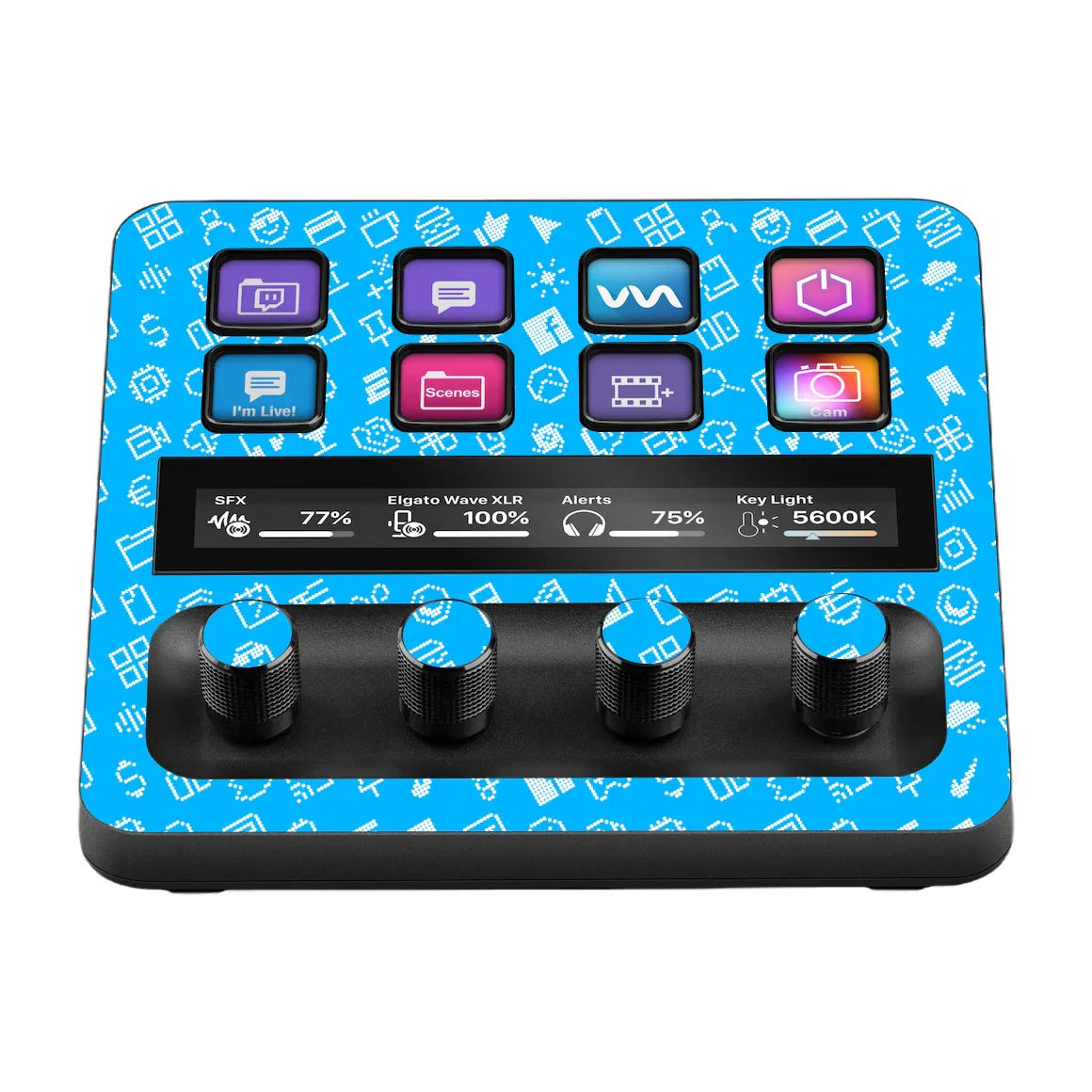 Elgato Stream Deck + Everything Series Blue Skin