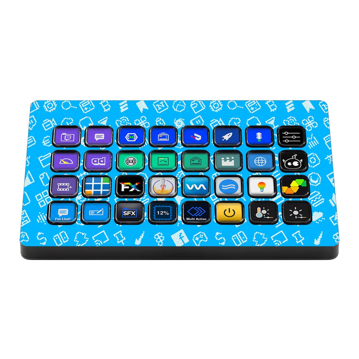 Elgato Stream Deck XL Everything Series Blue Skin