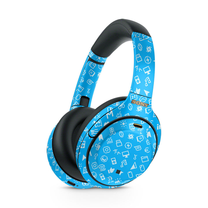 Sony WH-1000XM4 Everything Series Blue Skin