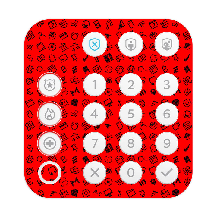 Ring Alarm Keypad (2nd Gen) Everything Series Red Skin