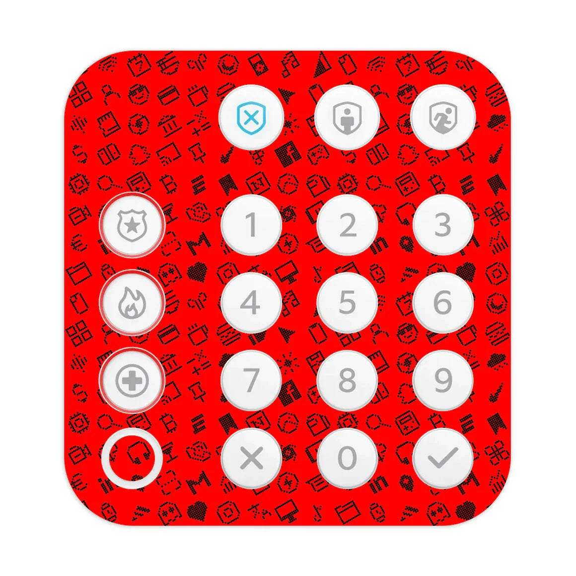 Ring Alarm Keypad (2nd Gen) Everything Series Red Skin