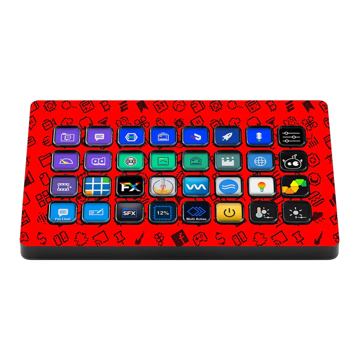Elgato Stream Deck XL Everything Series Red Skin