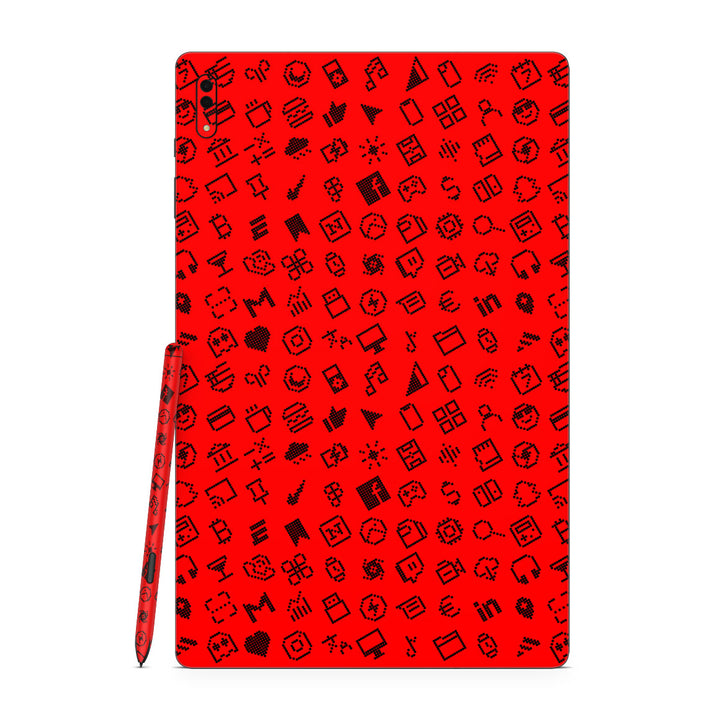 Galaxy Tab S8 Ultra Everything Series Red Skin