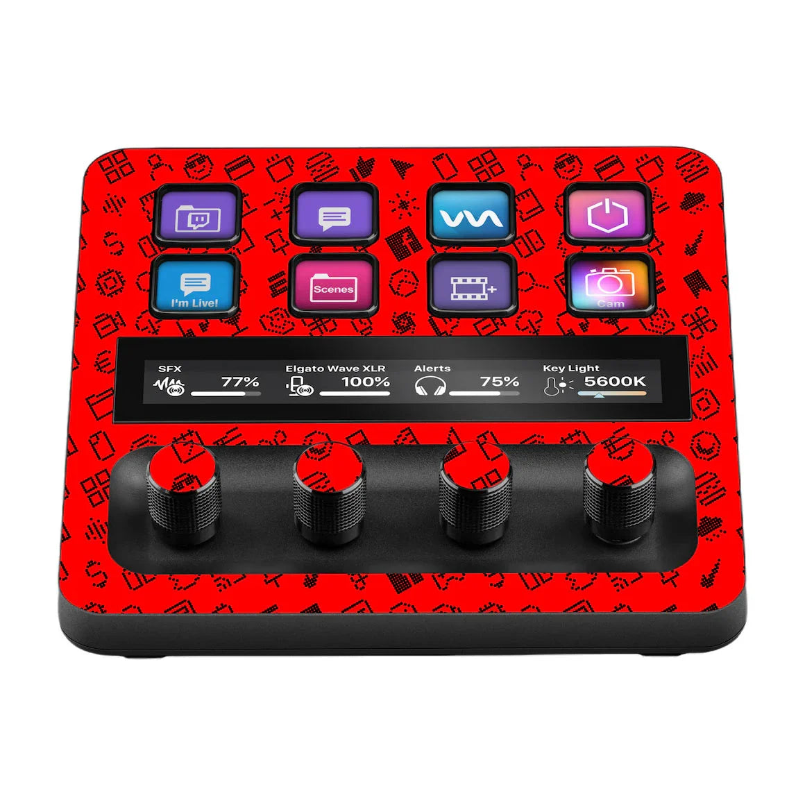 Elgato Stream Deck + Everything Series Red Skin
