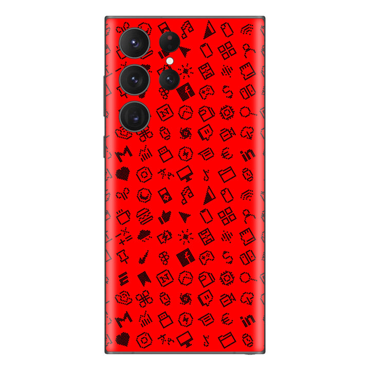Galaxy S23 Ultra Everything Series Red Skin