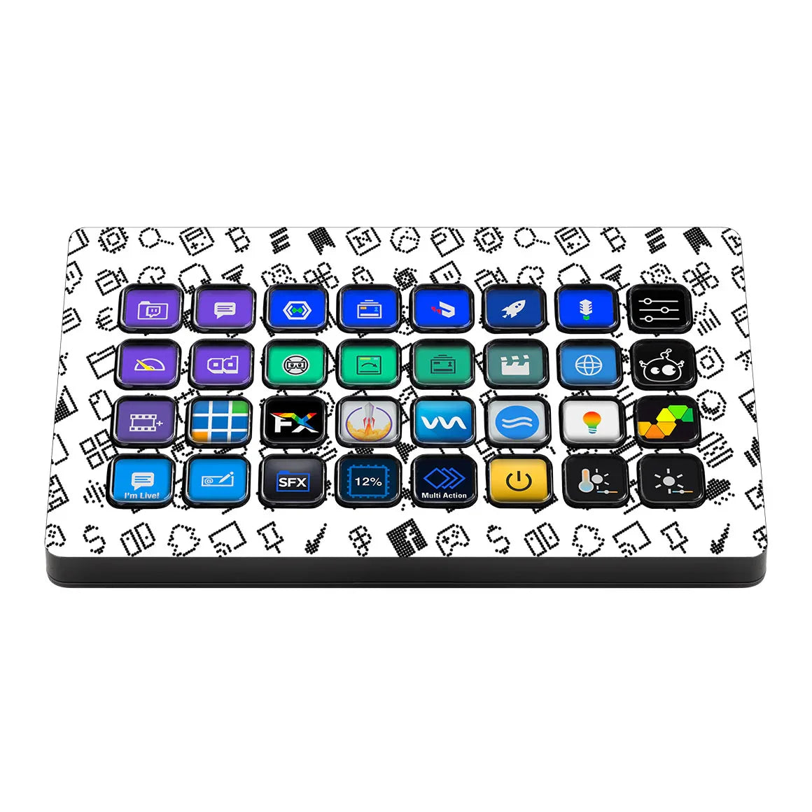Elgato Stream Deck XL Everything Series White Skin