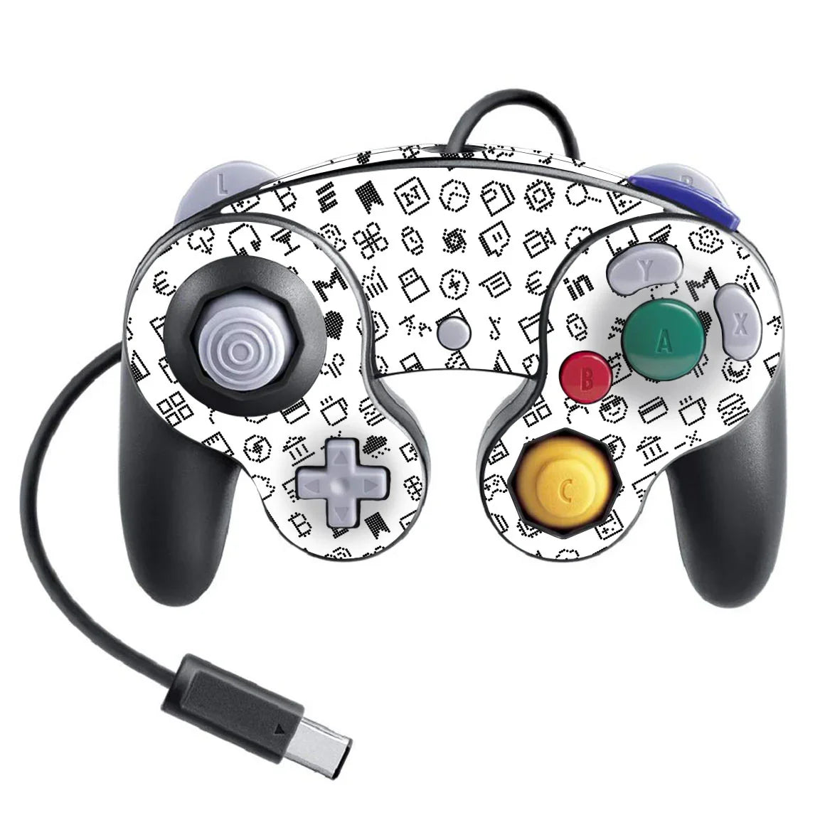 Nintendo Game Cube Controller Super Smash Bros Everything Series White Skin